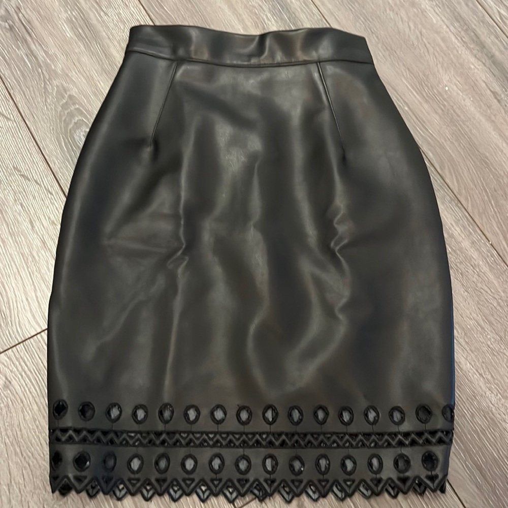 Diabless Paris leather skirt